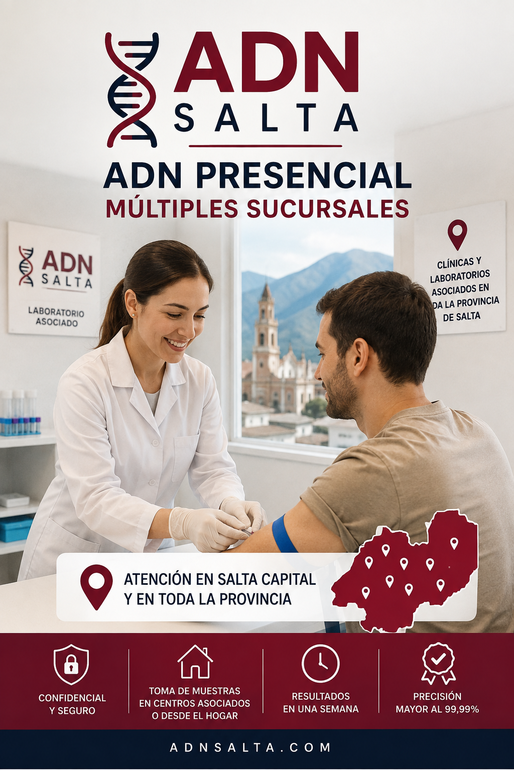 ADN Salta - ADN presencial con múltiples sucursales